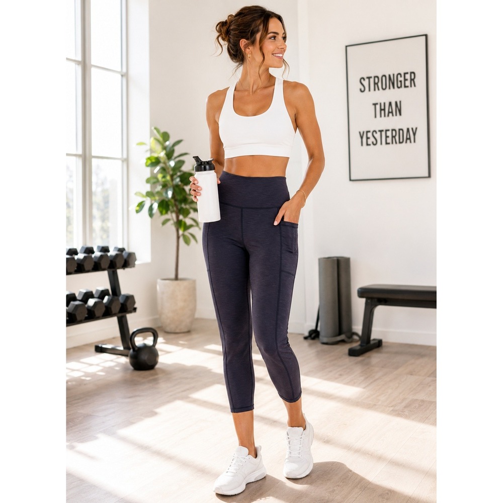 Sweaty Betty Super Sculpt High Waisted 7/8 Leggings Black‎ Large